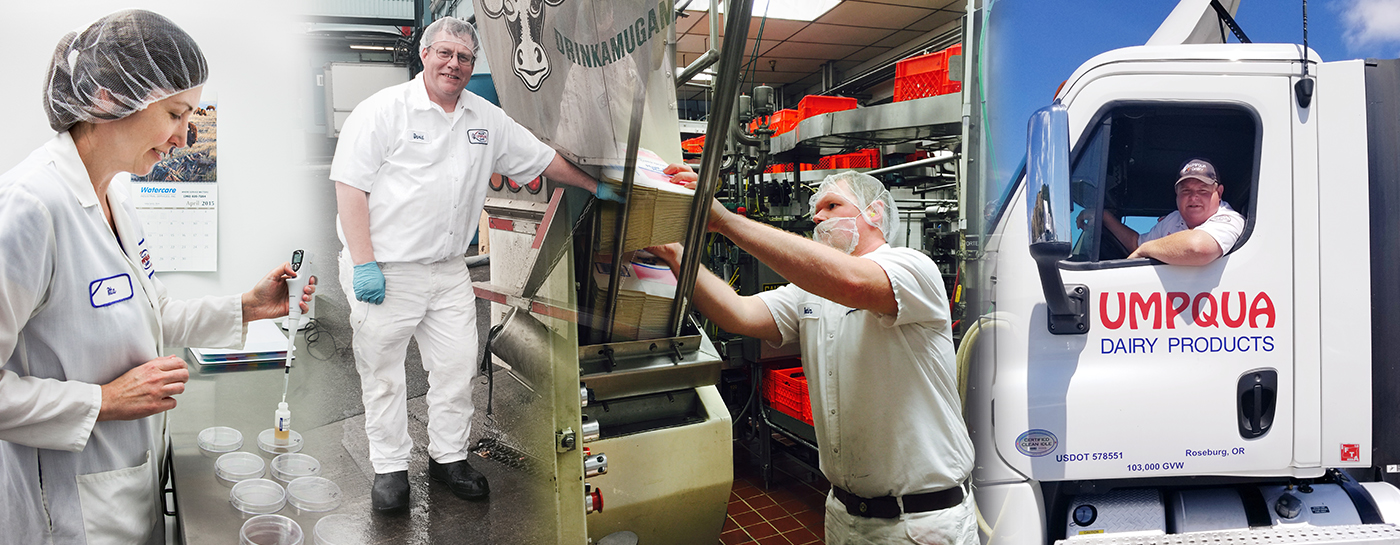 Employees of Umpqua Dairy Products