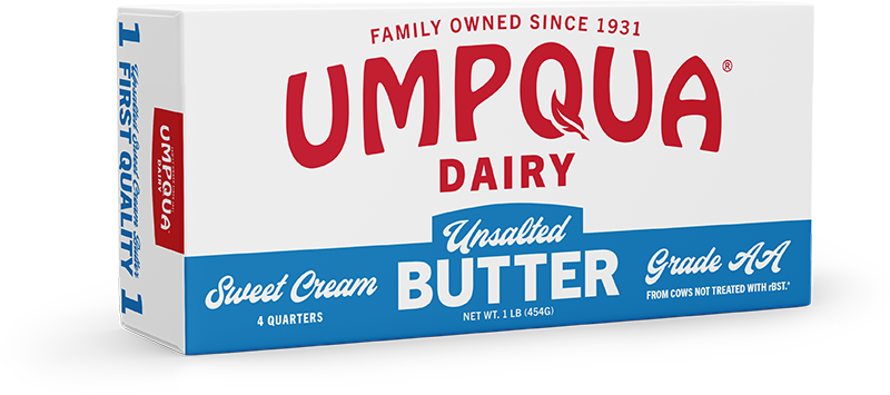 Umpqua Dairy Unsalted Sweet Cream Butter