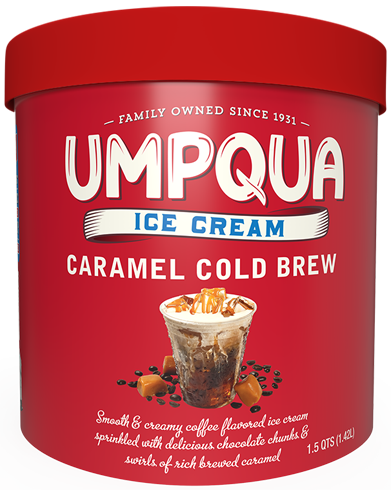Umpqua Dairy Ice Cream - Caramel Cold Brew - 1.5 quarts