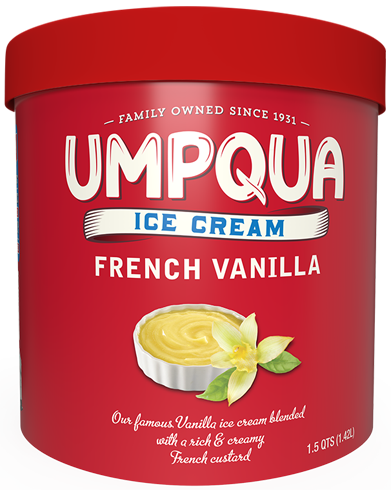Umpqua Dairy Ice Cream - French Vanilla - 1.5 quarts