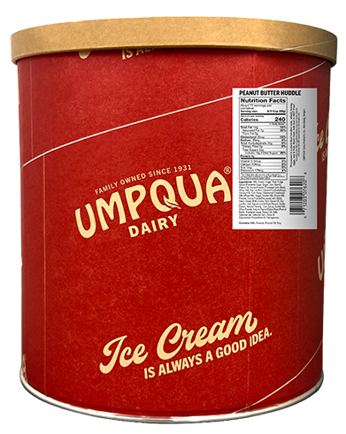 Umpqua Dairy Ice Cream - Peanut Butter Huddle - 3 gallon
