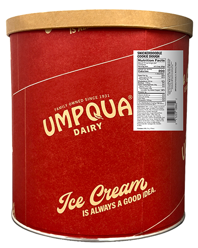 Umpqua Dairy Ice Cream - Snickerdoodle Cookie Dough - 3 gallon