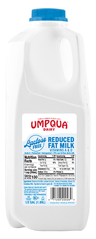 Umpqua Dairy Reduced Fat Lactose Free Milk