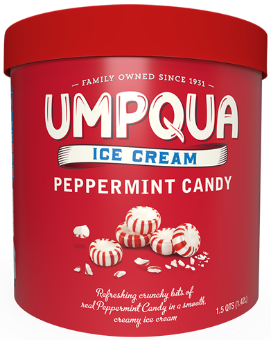 Umpqua Dairy Ice Cream - Peppermint Candy - 1.5 quarts