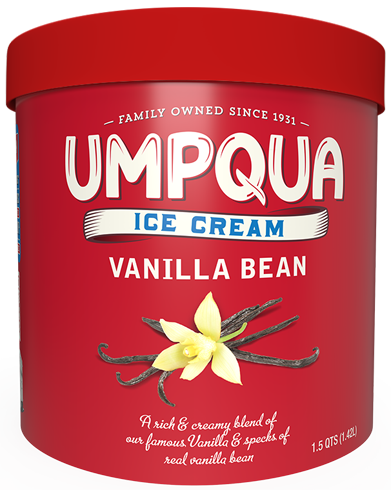Umpqua Dairy Ice Cream - Vanilla Bean - 1.5 quarts