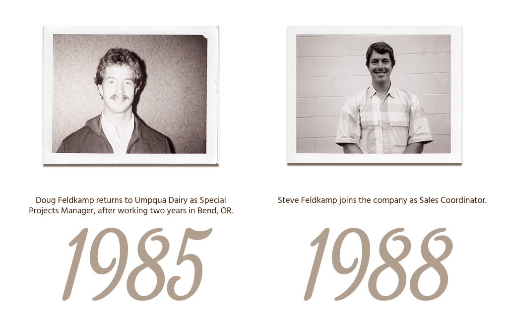 Umpqua Dairy History - 1985 - 1988