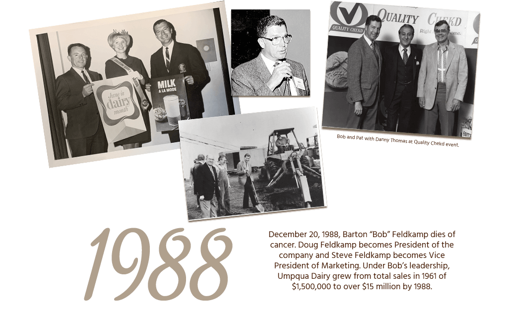 Umpqua Dairy History - 1988