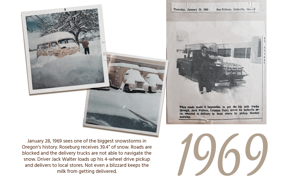 Umpqua Dairy History - 1969