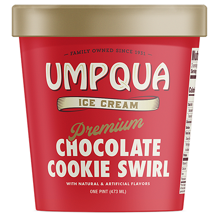 Umpqua Ice Cream - Chocolate Cookie Swirl